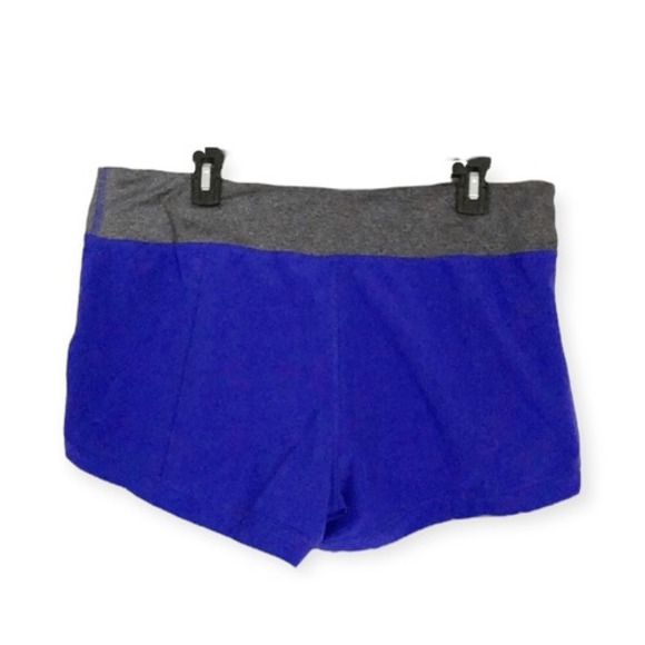 Avia Women's Athletic Performance Shorts Size L Blue Elastic Waistband Sporty - Picture 4 of 8